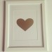 Foil Print Artwork - WHITE HEART